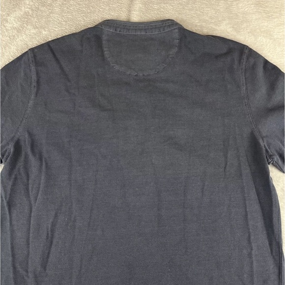 Garnet mens blue short sleeve 3 button shirt size Medium - Picture 6 of 8